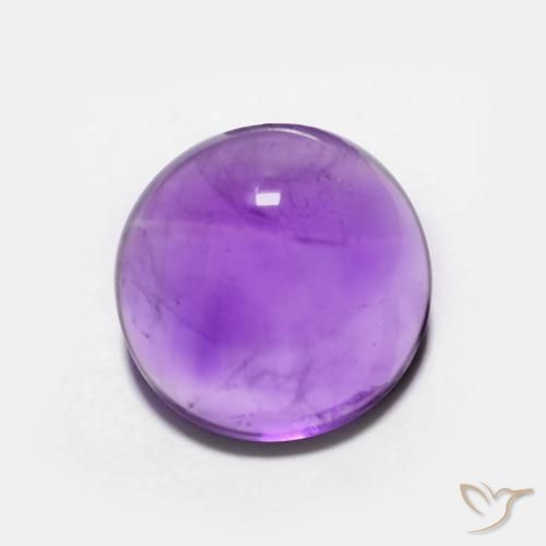 Améthyste Violet intense naturelle Coupe roude, 2.60 ct, Transparent