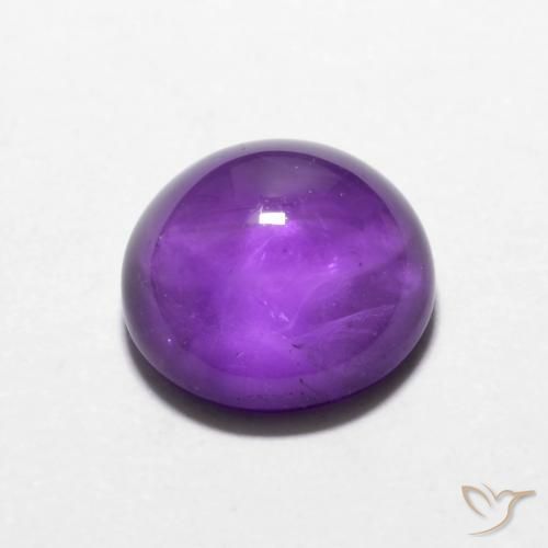 Améthyste Violet intense naturelle Coupe roude, 2.60 ct, Transparent