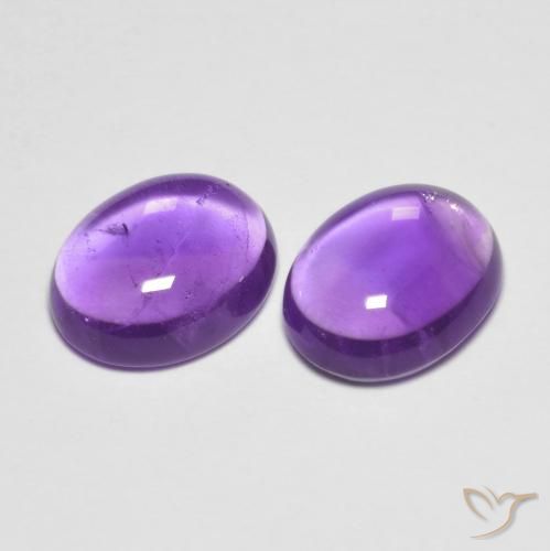 6.84ctw Naturel Pourpre violacé moyen Améthyste, ovale, Transparent