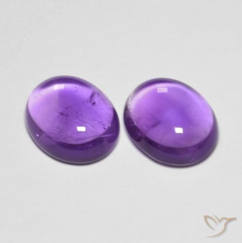 Shop natural 6.84ct Pourpre violacé moyen Améthyste gems, ovale, from Brésil at GemSelect. In stock, global shipping!