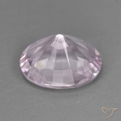Améthyste Violet rosâtre léger naturelle ovale, 4.69 ct, VVS