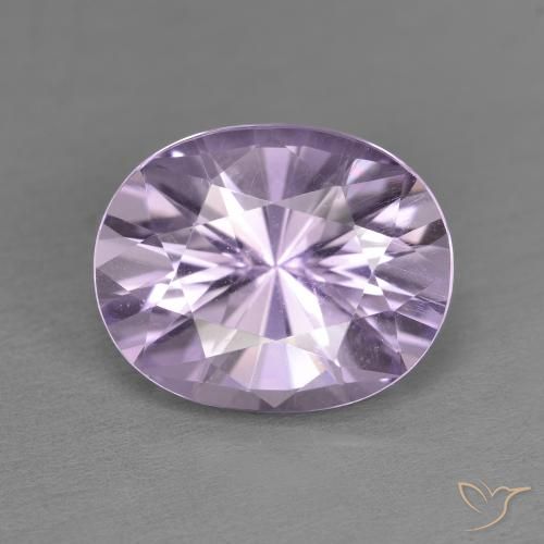 4.38ct Naturel Violet moyen Améthyste, ovale, VVS