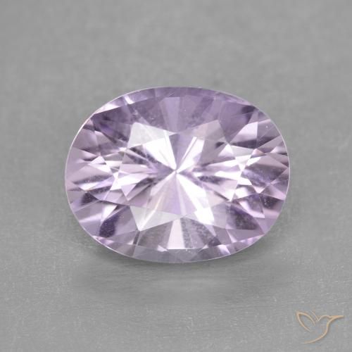 2.82ct Naturel Violet clair Améthyste, ovale, VVS