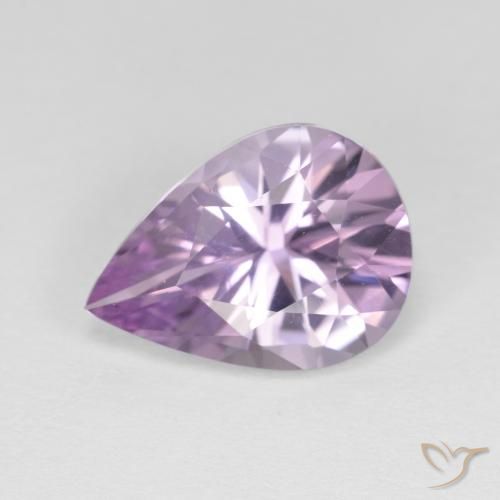2.65ct Naturel Violet moyen Améthyste, En forme de poire, VVS