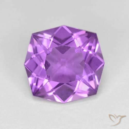 4.27ct Naturel Pourpre violacé moyen Améthyste, Fantaisie, VVS