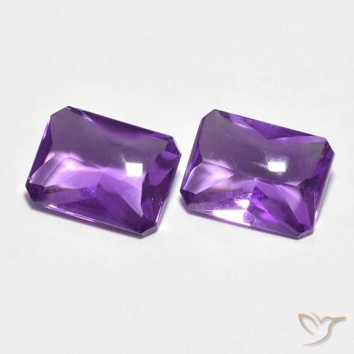Shop natural 2.54ct Medium Dark-Violet Améthyste gems, Octogone / coupe Émeraude, from Brésil at GemSelect. In stock, global shipping!