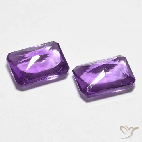 Shop natural 2.78ct Violet vif Améthyste gems, Octogone / coupe Émeraude, from Brésil at GemSelect. In stock, global shipping!