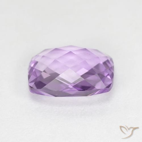 Améthyste Violet Rosâtre naturelle Coussin, 2.78 ct, VVS