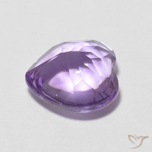 Améthyste Violet vif naturelle Cœur, 1.93 ct, Transparent