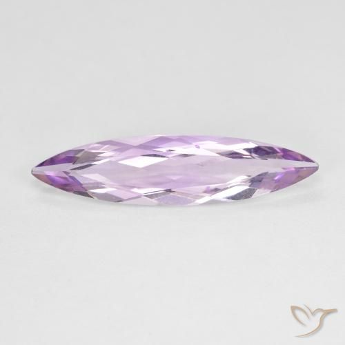 Améthyste Violet rosâtre léger naturelle Marquise, 2.01 ct, VVS