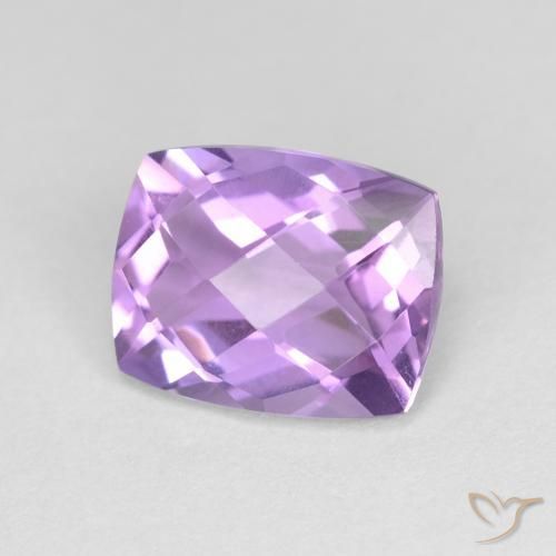Améthyste Violet Iris naturelle Coussin, 2.09 ct, VVS