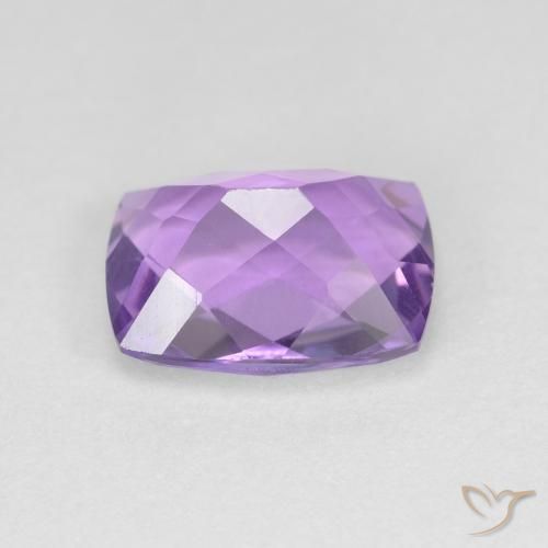 Améthyste Violet Iris naturelle Coussin, 2.09 ct, VVS