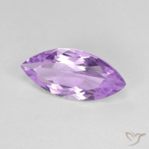 2.71ct Naturel Violet Rosâtre Améthyste, Marquise, VVS