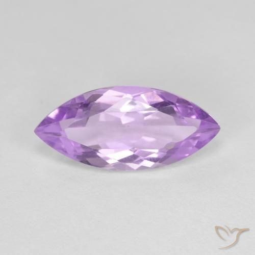 Améthyste Violet Rosâtre naturelle Marquise, 2.71 ct, VVS