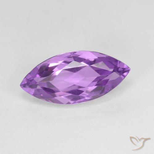3.20ct Naturel Pourpre violacé profond Améthyste, Marquise, VVS-VS