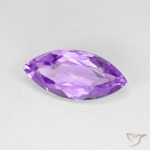 Améthyste Violet violacé naturelle Marquise, 3.01 ct, VVS
