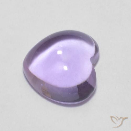Améthyste Violet clair naturelle Cœur, 0.85 ct, Transparent