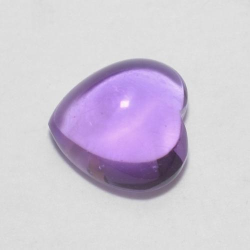 0.72ct Naturel Violet foncé Améthyste, Cœur, Transparent