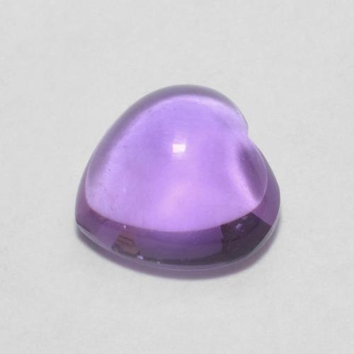 Améthyste Violet foncé naturelle Cœur, 0.72 ct, Transparent