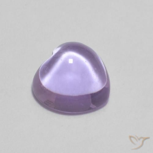 Améthyste Violet clair naturelle Cœur, 0.93 ct, Transparent