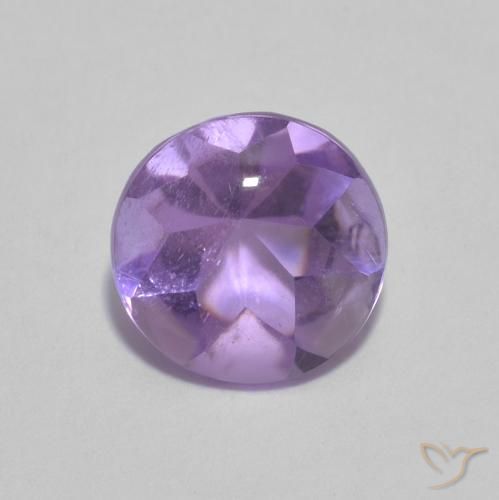 1.33ct Naturel Violet moyen Améthyste, Tour, Transparent