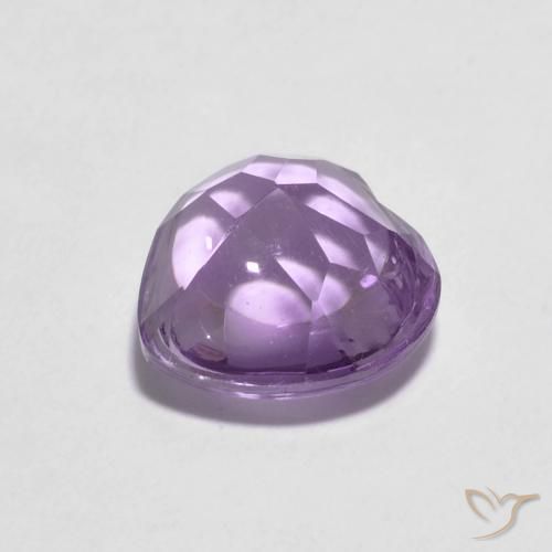 Améthyste Violet Iris naturelle Cœur, 1.97 ct, Transparent