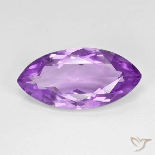 7.10ct Naturel Pourpre violacé profond Améthyste, Marquise, VVS