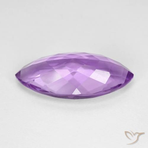 Améthyste Pourpre violacé profond naturelle Marquise, 7.10 ct, VVS