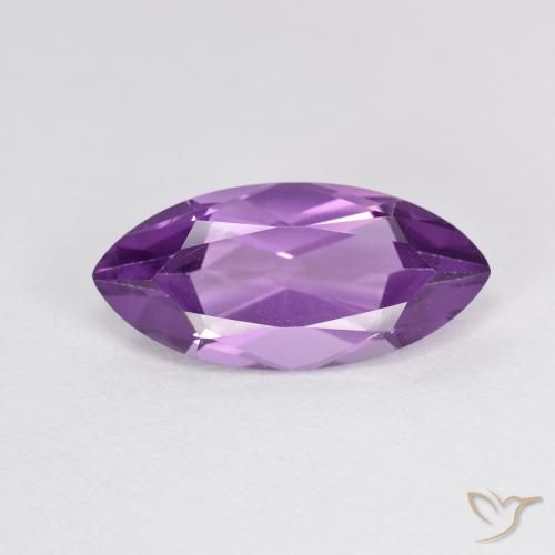 3.05ct Naturel Violet violacé Améthyste, Marquise, VVS