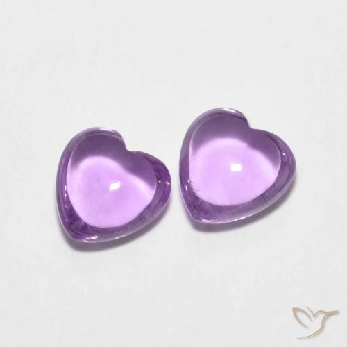 Shop natural 1.62ct Violet Rosâtre Améthyste gems, Cœur, from Brésil at GemSelect. In stock, global shipping!