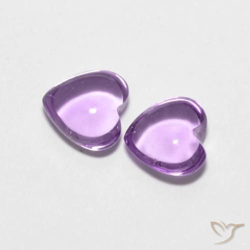 Shop natural 1.62ct Violet Rosâtre Améthyste gems, Cœur, from Brésil at GemSelect. In stock, global shipping!