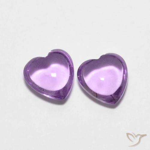 Shop natural 1.74ct Violet Rosâtre Améthyste gems, Cœur, from Brésil at GemSelect. In stock, global shipping!