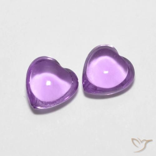 Shop natural 1.69ct Violet Rosâtre Améthyste gems, Cœur, from Brésil at GemSelect. In stock, global shipping!