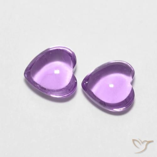 Shop natural 1.69ct Violet Rosâtre Améthyste gems, Cœur, from Brésil at GemSelect. In stock, global shipping!