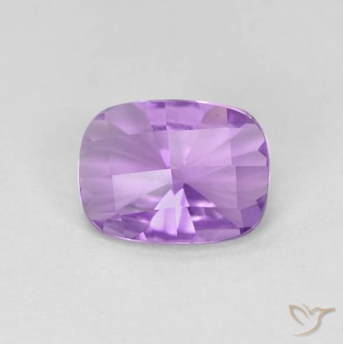 1.10ct Naturel Violet Rosâtre Améthyste, Coussin, VVS