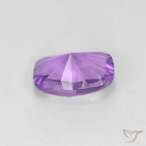Améthyste Violet Rosâtre naturelle Coussin, 1.10 ct, VVS