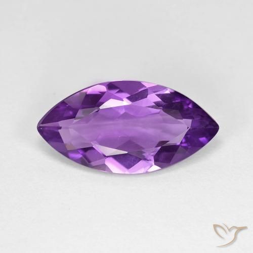 3.14ct Naturel Medium Dark-Violet Améthyste, Marquise, VVS