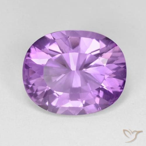 6.63ct Naturel Violet violacé Améthyste, ovale, VVS-VS