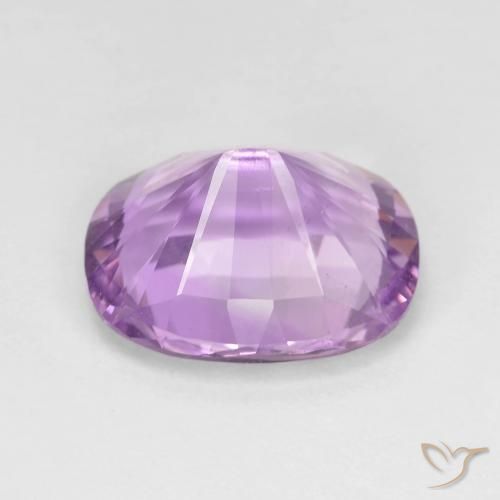 Améthyste Violet Rosâtre naturelle Coussin, 6.21 ct, VVS-VS