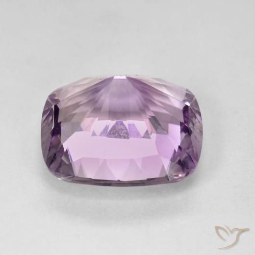 Améthyste Violet violacé naturelle Coussin, 8.76 ct, VVS