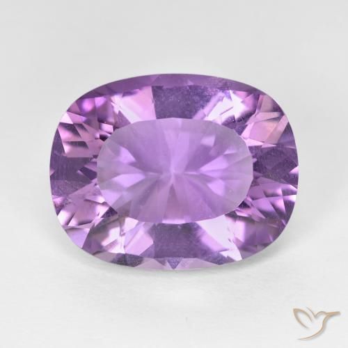 Améthyste Pourpre violacé profond naturelle Coussin, 7.96 ct, VVS