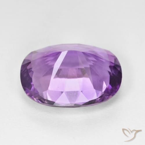 Améthyste Pourpre violacé profond naturelle Coussin, 7.96 ct, VVS