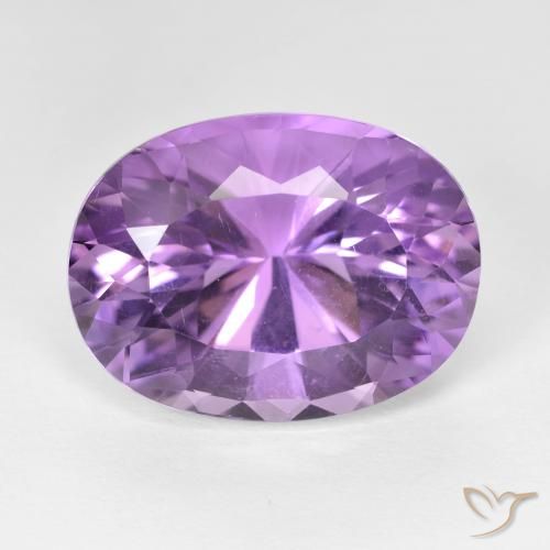 11.53ct Naturel Violet moyen Améthyste, ovale, VVS