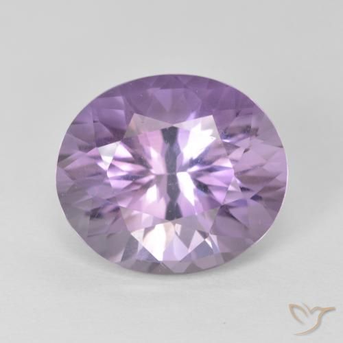 5.07ct Naturel Violet clair Améthyste, ovale, VS
