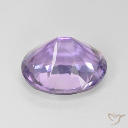 Améthyste Violet clair naturelle ovale, 5.07 ct, VS