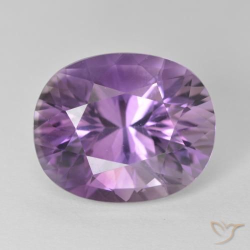 9.17ct Naturel Medium Light Purplish-Violet Améthyste, ovale, VS