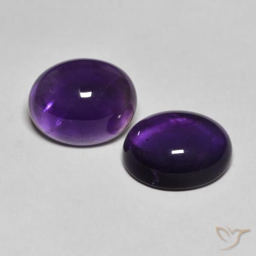 Shop natural 5.50ct Violet foncé Améthyste gems, ovale, from Brésil at GemSelect. In stock, global shipping!