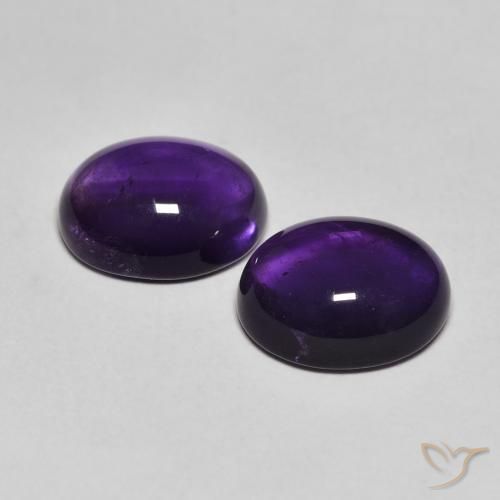 Shop natural 5.50ct Violet foncé Améthyste gems, ovale, from Brésil at GemSelect. In stock, global shipping!