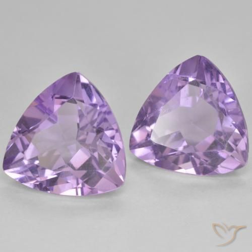 Shop natural 5.70ct Violet Rosâtre Améthyste gems, Trillion, from Brésil at GemSelect. In stock, global shipping!