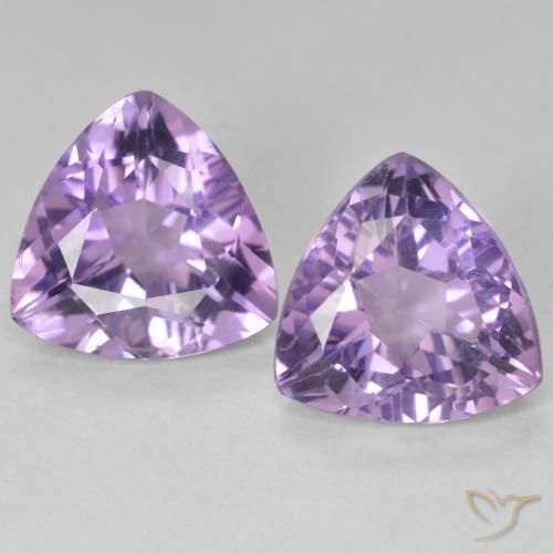 5.57ctw Naturel Violet aubergine Améthyste, Trillion, VVS-VS